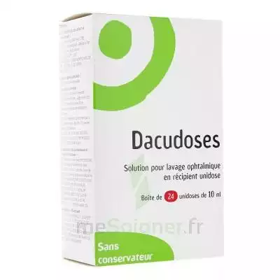 Dacudoses Solution Pour Lavement Ophtalmologique 24unid/10ml à Sassenage