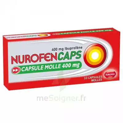 Nurofencaps 400 Mg Caps Molle Plq/10 à Sassenage