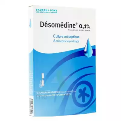 Desomedine 0,1 % Collyre Sol 10fl/0,6ml à Sassenage
